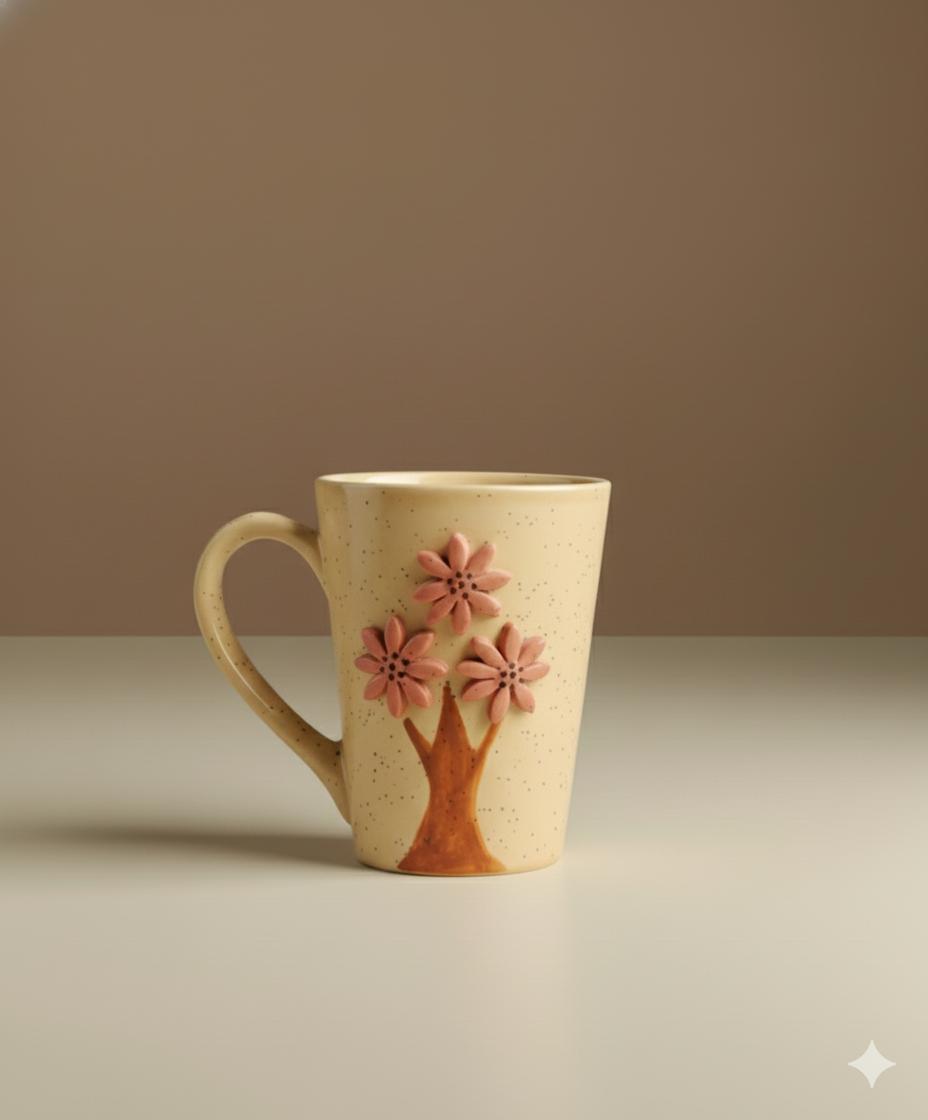 Morning Daisy Ceramic Coffee Mug